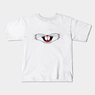 Rabbit Mouth Bunny Funny Mask Kid Gift Kids T-Shirt